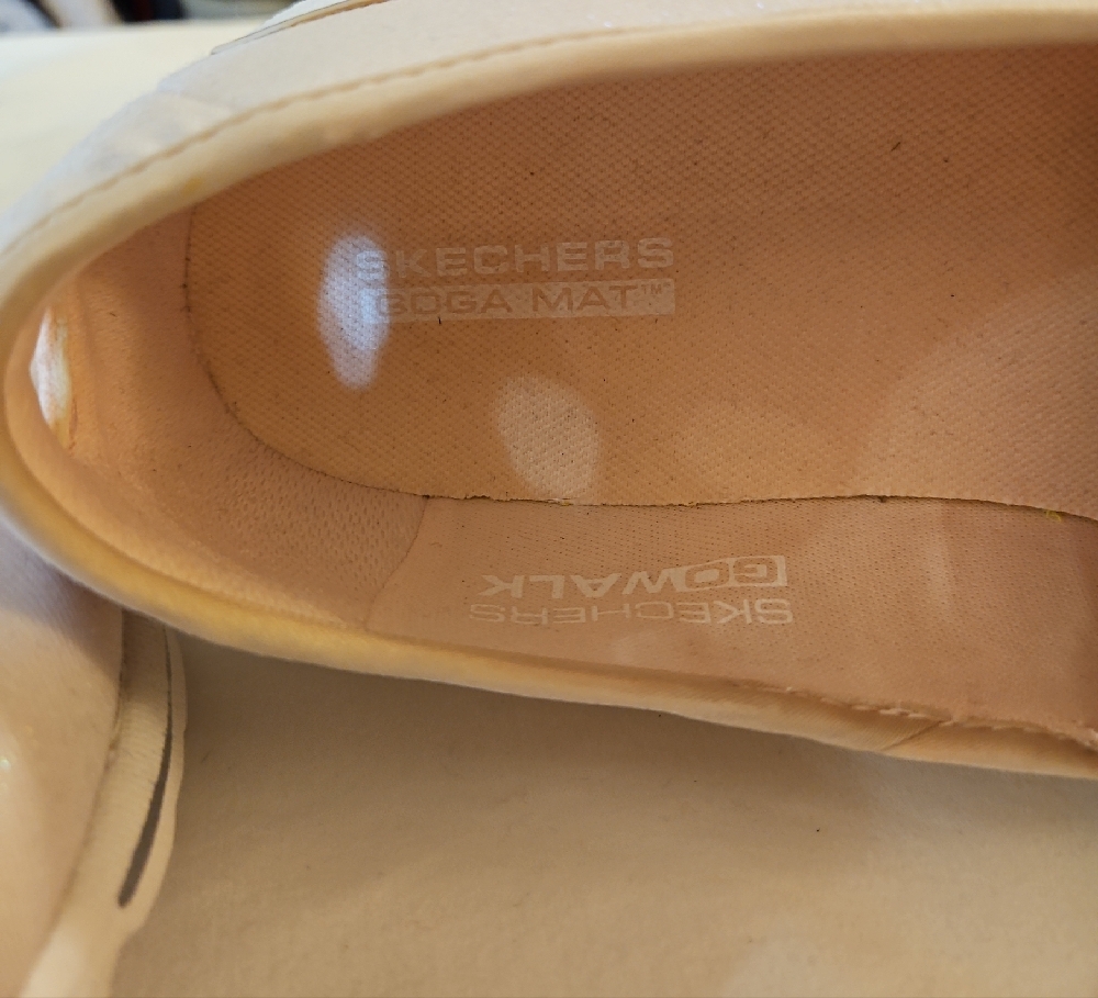 Skechers Women's Sparkle Slip-On Sneakers - Light Pink - Picture 4 of 5